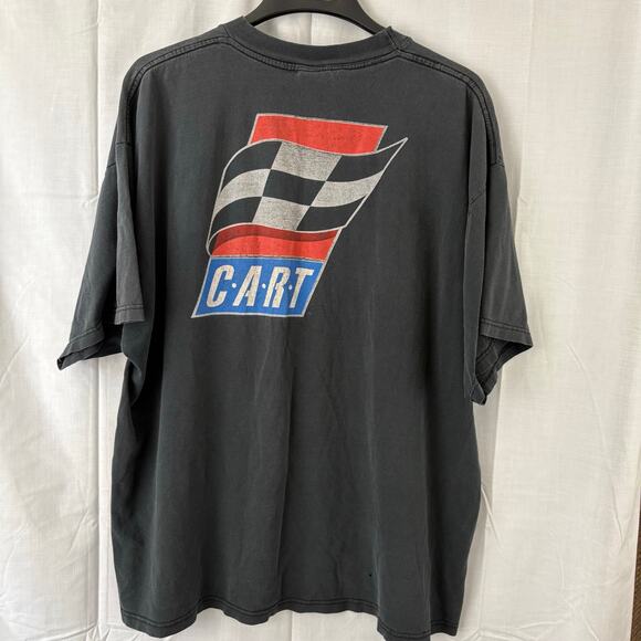Vintage Nice Man Cart Championship Auto Racing Teams 1997 Graphic T-Shirt XXL - Picture 3 of 6